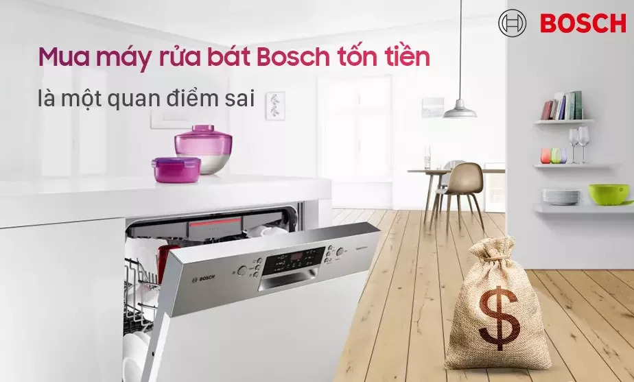 5 Hiểu Nhầm Về Máy Rửa Bát Bosch